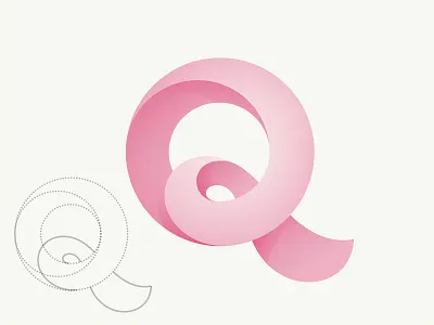 Q Logo branding icon illustration logo q type typography vector yp © yoga perdana