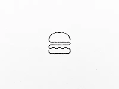 A minimalistic burger illustration out of one line. burgerdesign burgerillustration burgerlogo logo design logodesign mationdesign minimal logo minimaldesign minimalism minimalist oneline onelineburger onelineillustration onelinelogo