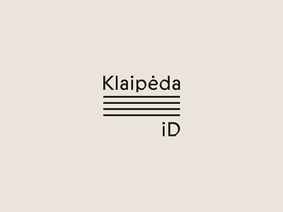 Klaipėda id branding business city corporate identity lithuania logo logotype minimal sea