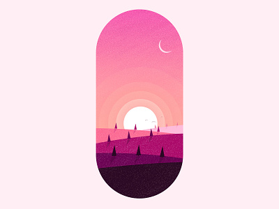 燥点插画-漠 draw drawing