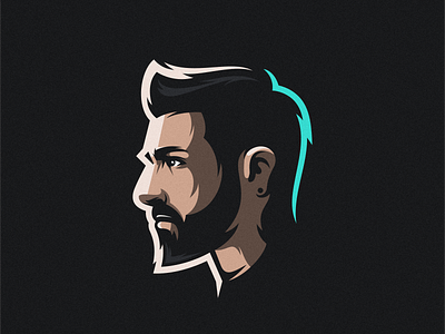 Awesome Beard brand character designs esport icon illustration logo mascot masculine vector