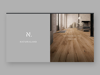 Naturaland — Landing page design branding identity landing logo logotype ui web website wood