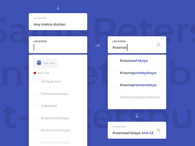Interactive search — All creative places in Russia clean design experience home interaction design interface landing minimal page ui ux