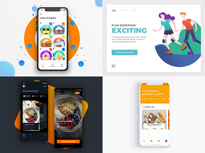 2018 Top shot application illustration interactive mobile ui ui ux design user interface vector