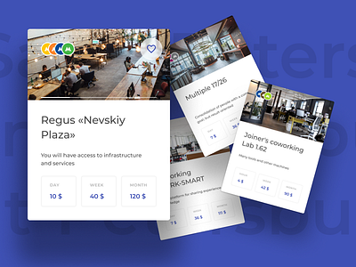 Product cards — All creative places in Russia clean design experience home interface landing main minimal mobile page ui ux web website