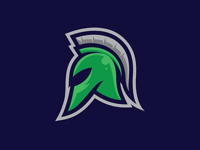 Spartan Helmet branding design ice hockey illustration logo logos sports sports branding sports logo vector