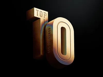 Top 10 3d andrew footit debossed editorial logo metal metalic typogaphy