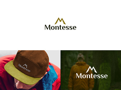 Montesse brand and identity brand identity branding camping clothes colorful concept design flat graphic graphic art illustration logo logo design photoshop typography vector