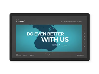 This IS Studio Website agency brand agency branding web design