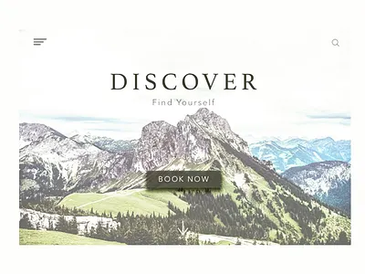 Travel website - UI Design travel ui ui design ux web design