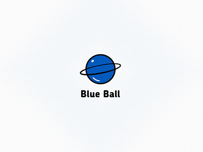 Blue Ball adobe creative suite adobe illustrator blue branding clean composition design designer flat grain graphic design icon illustration illustrator logo typography ui vector web website