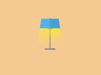 Lamp design illustration vector