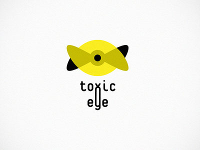 Toxic Eye Logo adobe creative suite adobe illustrator app art branding clean design designer flat graphic design icon illustration illustrator logo modernizr type typography vector web website