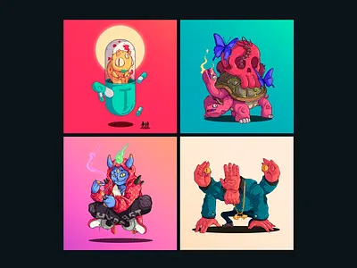 30 Days 30 Characters 21-24 character design character designer design freelance illustration peru