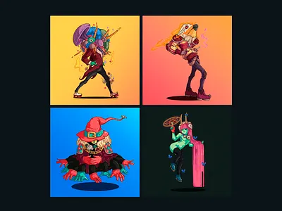 30 Days 30 Characters 17-20 character design character designer design freelance illustration peru