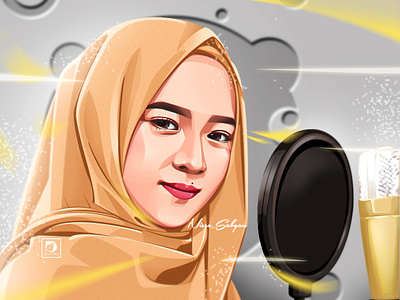 Moslem Vector adobeillustator adobephotoshop artwork corel draw design illustration photoshop pop art vector vectorart vectorportrait vexel