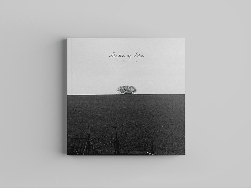 Shades of Blue black and white book design design editorial editorial design layout typography