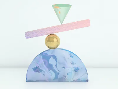 Geometry 3d 3dmodel abstact c4d cinema 4d design geometric icon illustration logo octane render texture ui ux vector web website