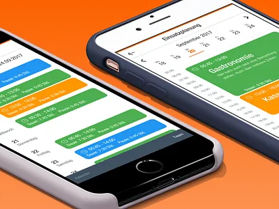 Resource planning design ui user experience user interface visual design