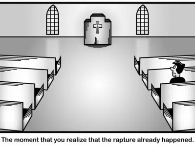 Rapture Comic church comic joke rapture