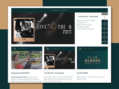 The Quorum Club animation design icons set illustraion interaction interface interface design prototype ui ux design vector website