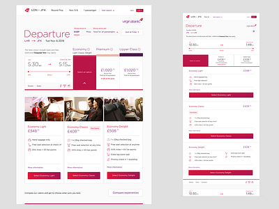 Virgin Atlantic Shopping Breakpoint Designs