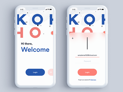 UI | Banking App (Login Screen) app bank app banking design ios iphone xs ui ux