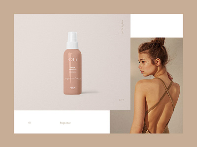 Packaging for Premium Beauty Brand Oli brand branding cosmetics fashion feminime minimalism package packagedesign packaging product tanning ui ux woman women