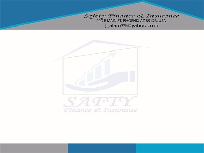 Finance & Insurance Letterhead branding design illustration letterhead vector