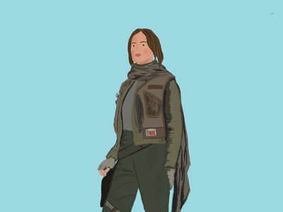 The Rebel Soldier jyn erso rebel alliance rebel soldier star wars star wars art