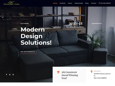 Interior Firm Website Design branding branding design design design agency dribbble dribbble ball dribbble best shot illustration interior firm landing page landing page design photoshop travel blog typography web deisgn website website design website design company wordpress wordpress design