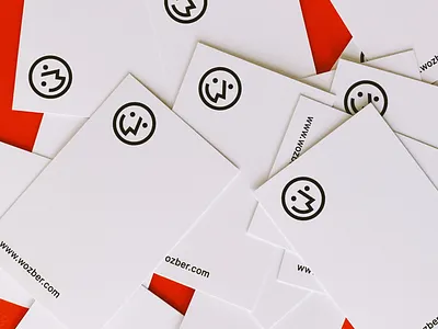 Wozber cards cards logo print wozber