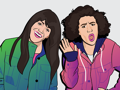 Broad City design illustration