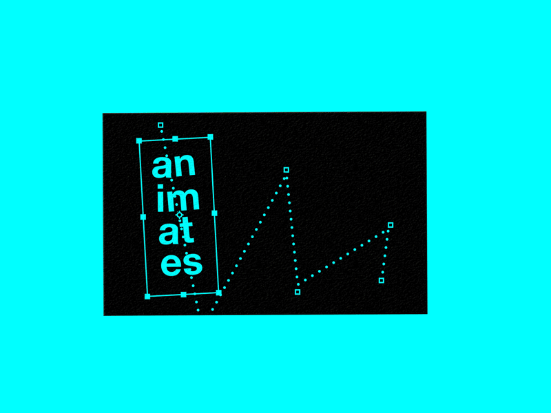 Animates B-cards after effect animation branding identity illustration logo lzre. onceagency typography vector