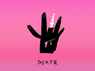 O' Death IV blood broken hand illistration