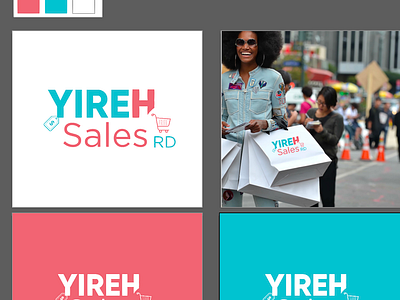 Yireh Sales branding design dribbble illustration logo pro shot store