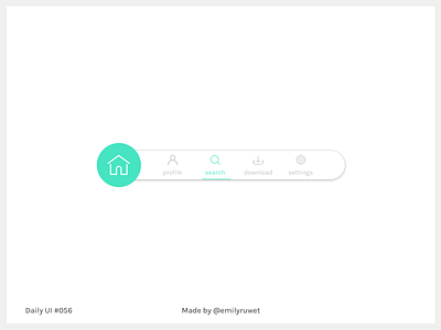 Dailyui 56 blue breadcrumbs dailyui menu mint sketch app uidesign uxdesign