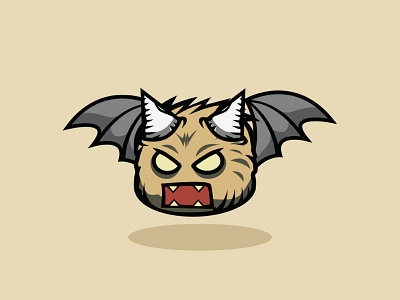 Bad Bat | Flying Game Character Sprites 2d animation bad bat brown character creepy design enemy evil furry game horn sprites villain wing