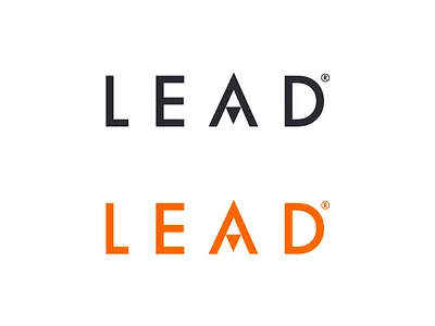 LEAD Logo Suggestion for Eddie :) branding creative design eddie graphic design lead logo negative negative space