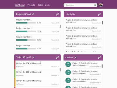 Project Management Tool (Dashboard) dashboad flinto interaction design jira project management tool sketch app task manager ui desgin ux design