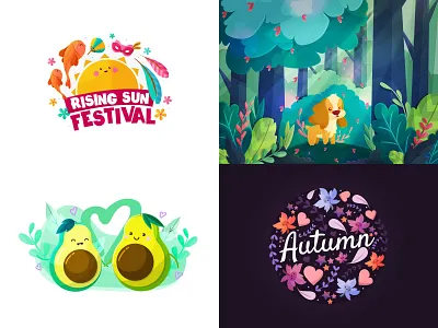 Top Shots 2018 branding cute design dog flat icon illustration illustrator japan kawaii logo love vector