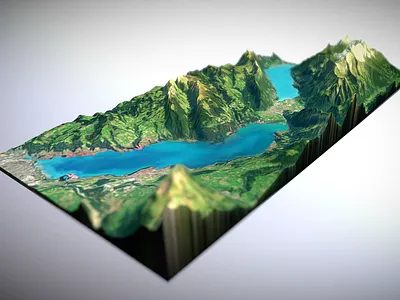 Interlaken, Switzerland landscape magic leap mixed reality mr virtual reality vr