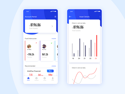 Financial ui 图标 设计