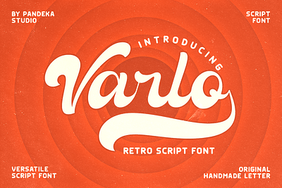 Varlo - Sport Baseball Font curvy