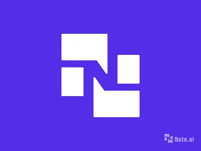 N letter logo design for note.ai ai logo ai logo design brand brand identity branding chat logo chat logo design graphic design letter logo letter mark logo logo design modern logo n letter chat logo n letter logo n logo note logo note.ai note.ai logo virtual assistant logo