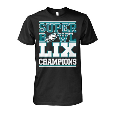 Eagles Super Bowl LIX Champions Shirt design illustration