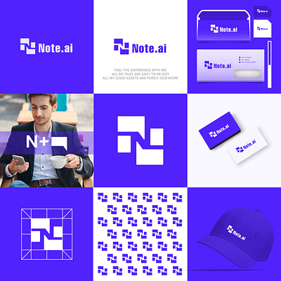 Note.ai logo ai ai chat brand brand identity branding chat chat logo creative design illustration logo logo design logo n logodesigner modern logo n n logo n logo design note ui