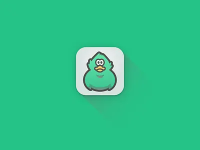 Adium APP icon redesign adium app design duck illustration logo vector
