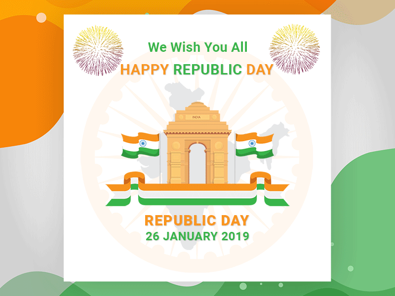 26 January 2019 2019 26 january animation branding design gif gif art happy republic day illustration india logo mockup photoshop republic day typography ui ux vector web