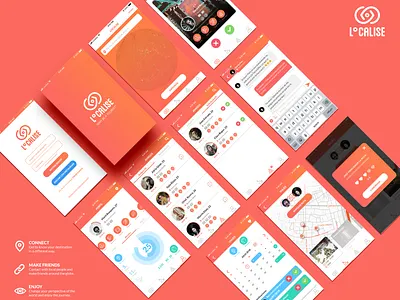 Localise- app for travelers around the globe! branding design interface interface design ui ui ux design ux
